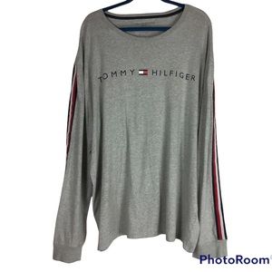 Tommy Hilfiger gray long sleeve tshirt